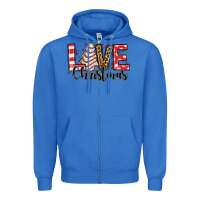 True Royal love christmas tree cake Zipper Hoodie - Jasminsmagicworld