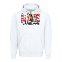 White love christmas tree cake Zipper Hoodie - Jasminsmagicworld