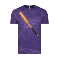 Cloud Purple wooden softball bat Vintage Tee - FaDigitalArtStudio