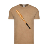 Vintage Coffee wooden softball bat Vintage Tee - FaDigitalArtStudio