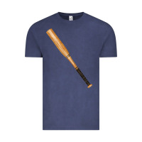 Vintage Denim wooden softball bat Vintage Tee - FaDigitalArtStudio