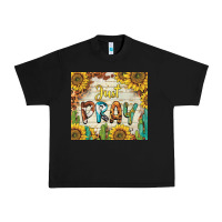 Black just pray Urban Heavy Tee - BarkalooDesign