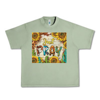 Oil Green just pray Urban Heavy Tee - BarkalooDesign
