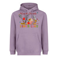 Lavender cupids favorite lunch lady Heavyweight Hoodie - MaliasSmallBusiness