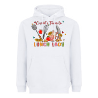 White cupids favorite lunch lady Heavyweight Hoodie - MaliasSmallBusiness