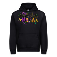 Black mardi gras mama Urban Hoodie - texasbilliewilder