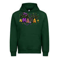 Foreset Green mardi gras mama Urban Hoodie - texasbilliewilder