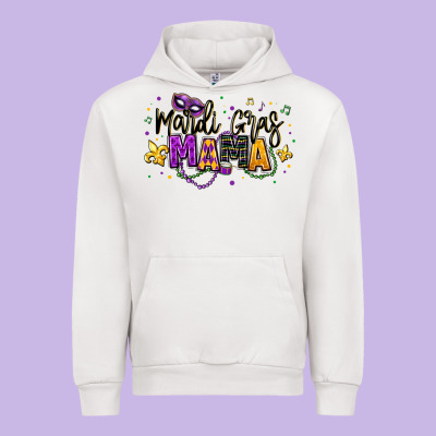 Mardi Gras Mama Urban Hoodie Designed By Texasbilliewilder