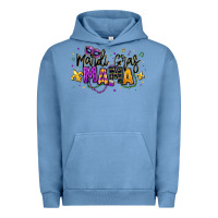 Pigment Pebble Blue mardi gras mama Urban Hoodie - texasbilliewilder