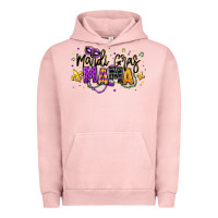 Pigment Salmon mardi gras mama Urban Hoodie - texasbilliewilder