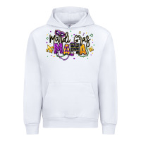 White mardi gras mama Urban Hoodie - texasbilliewilder
