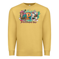 Antique Gold lpn licensed practical nurse western Premium Sweatshirt - NancyCooperArtShop
