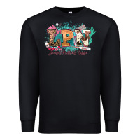 Black lpn licensed practical nurse western Premium Sweatshirt - NancyCooperArtShop