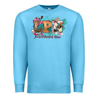 Ocean Blue lpn licensed practical nurse western Premium Sweatshirt - NancyCooperArtShop