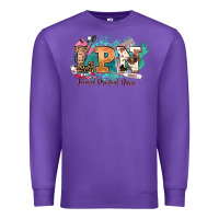 Purple lpn licensed practical nurse western Premium Sweatshirt - NancyCooperArtShop