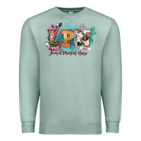 Seafoam lpn licensed practical nurse western Premium Sweatshirt - NancyCooperArtShop