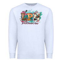 White lpn licensed practical nurse western Premium Sweatshirt - NancyCooperArtShop
