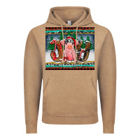 Vintage Coffee joy pig Vintage Hoodie - RanaPortraitStore