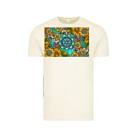 Vintage Arctic western turquoise and sunflowers skinny metal can holder Vintage Tee - HRA Design Shop