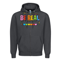 Smoke be real not perfect Zipper Hoodie - NancyCooperArtShop