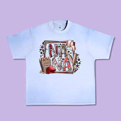 Nana Baseball Urban Heavy Tee Designed By Racoondesign