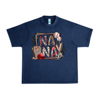 Navy nana baseball Urban Heavy Tee - RacoonDesign