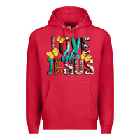 Cardinal Love Like Jesus Premium Hoodie - LillyAllenDesigns