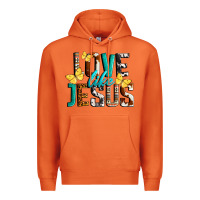 Carrot Love Like Jesus Premium Hoodie - LillyAllenDesigns