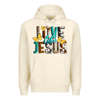 Sandshell Love Like Jesus Premium Hoodie - LillyAllenDesigns