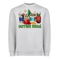 Heather Grey coffee cups current mood Heavyweight Sweatshirt - texasbilliewilder