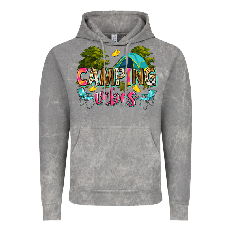 Camping Vibes Vintage Hoodie by Zillion Design Studio | Teevron