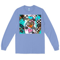 Colony Blue race heart tumbler Long Sleeve Tee - AdoDesignShop