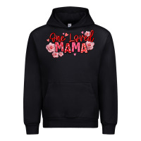 Black one loved mama valentine's day Urban Hoodie - texasbilliewilder