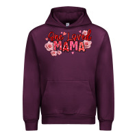 Mauve Wine one loved mama valentine's day Urban Hoodie - texasbilliewilder