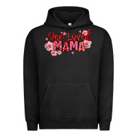 Pigment Black one loved mama valentine's day Urban Hoodie - texasbilliewilder