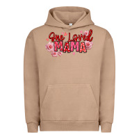 Pigment Burro one loved mama valentine's day Urban Hoodie - texasbilliewilder