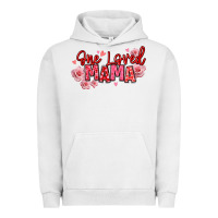 Pigment Lunar Rock one loved mama valentine's day Urban Hoodie - texasbilliewilder
