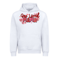 White one loved mama valentine's day Urban Hoodie - texasbilliewilder