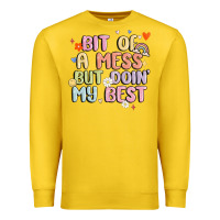 Lemon bit of a mess but doin' my best Premium Sweatshirt - MaliasSmallBusiness