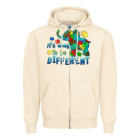 Sandshell it's okay to be different elephant autism awareness Zipper Hoodie - BarkalooDesign