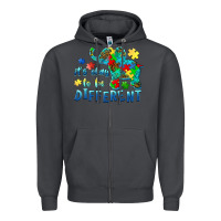 Smoke it's okay to be different elephant autism awareness Zipper Hoodie - BarkalooDesign