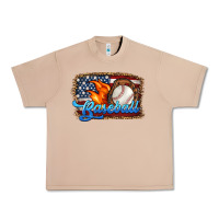 Burro western american flag baseball Urban Heavy Tee - HRA Design Shop