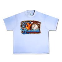 Grape Ice western american flag baseball Urban Heavy Tee - HRA Design Shop