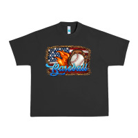Pigment Black western american flag baseball Urban Heavy Tee - HRA Design Shop