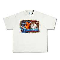 Pistachio western american flag baseball Urban Heavy Tee - HRA Design Shop