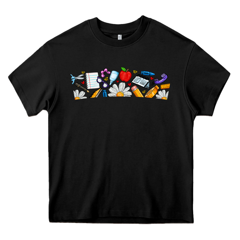 Best Teacher Ever Heavy Core Tee by CowhideDigitalArt | Teevron