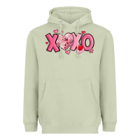 Matcha xoxo disco heart valentine's day Heavyweight Hoodie - MaliasSmallBusiness
