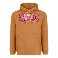 Meerkat xoxo disco heart valentine's day Heavyweight Hoodie - MaliasSmallBusiness