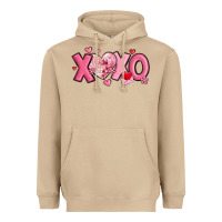 Mushroom xoxo disco heart valentine's day Heavyweight Hoodie - MaliasSmallBusiness