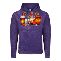 Cloud Purple firefighter coffee cups Vintage Hoodie - Zillion Design Studio
